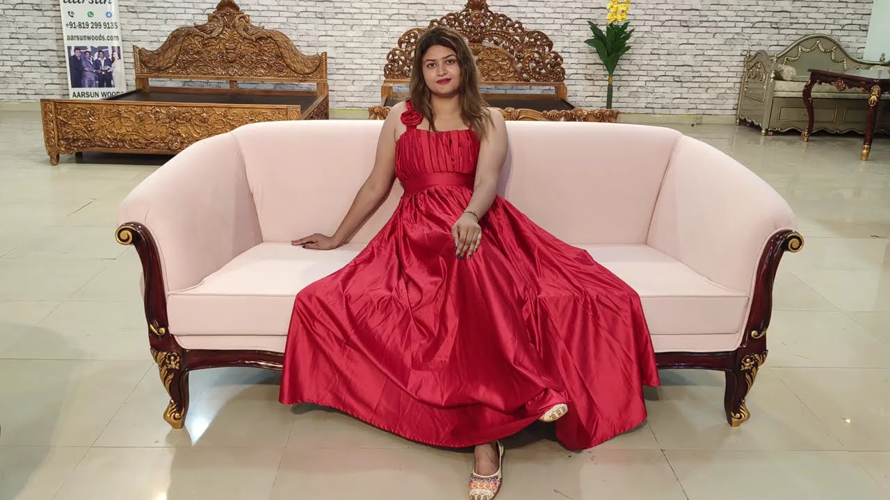 Luxury Teak Wood Sofa Set | Designer Chesterfield Sofa at Factory Price