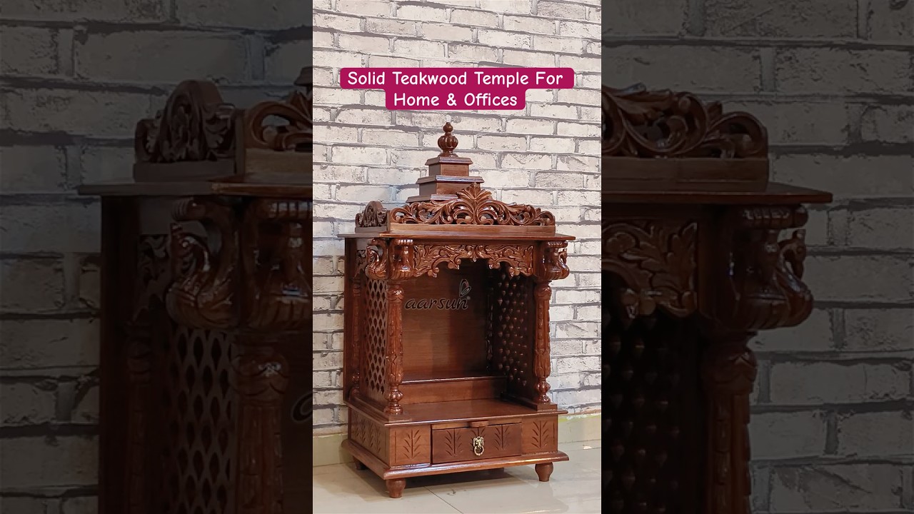 Wooden Temple For Home | Handmade Temple Design | Puja Mandir For Home #temple #aarsun