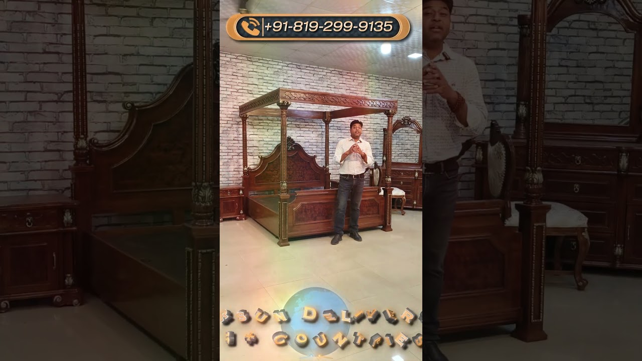 Poster Bed | Bedroom Furniture | Bedroom Decor | Bed Design ideas | Factory Price | Aarsun