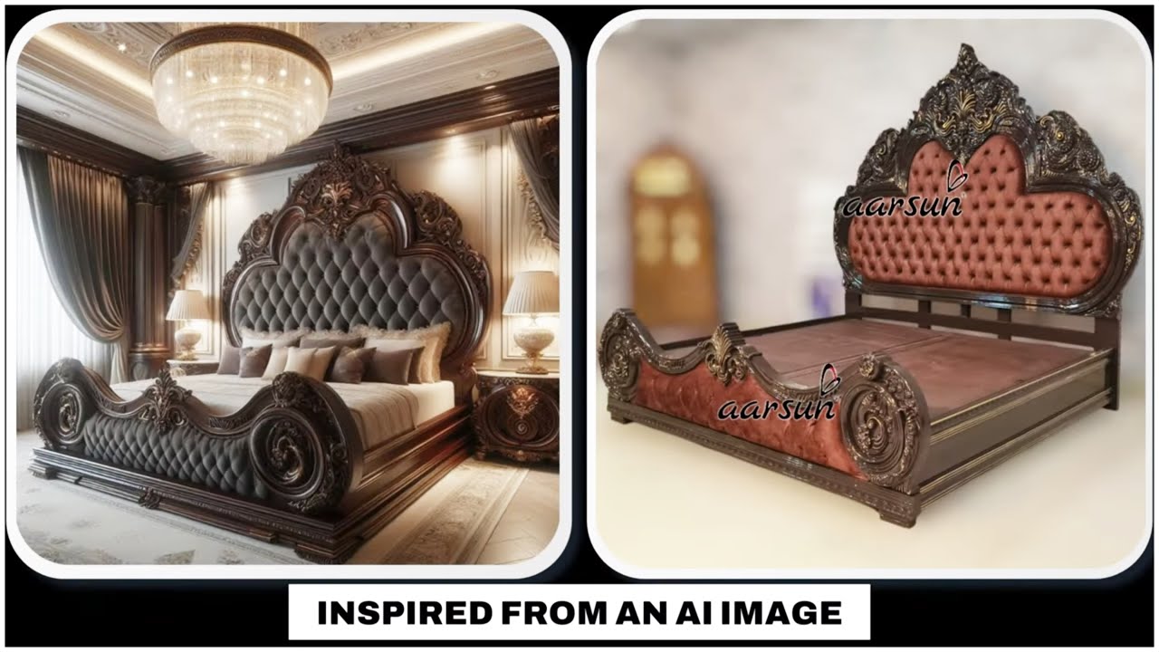 YT1051 From AI to Reality – Grand Super Deluxe Bed Design Revealed! Customize to Match Your Home!