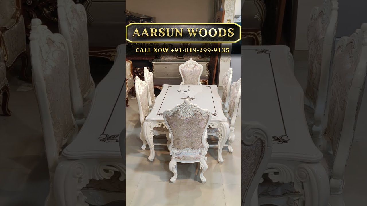 6 Seater Dining Table Set #diningtable  #table #chair #diningset #explore #trending #viral #aarsun