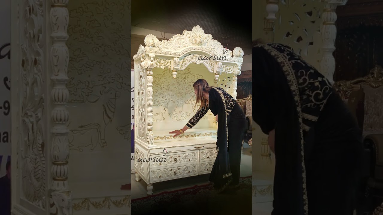 Home Temple | Wooden Temple #woodentemple #woodenmandir #hometemple