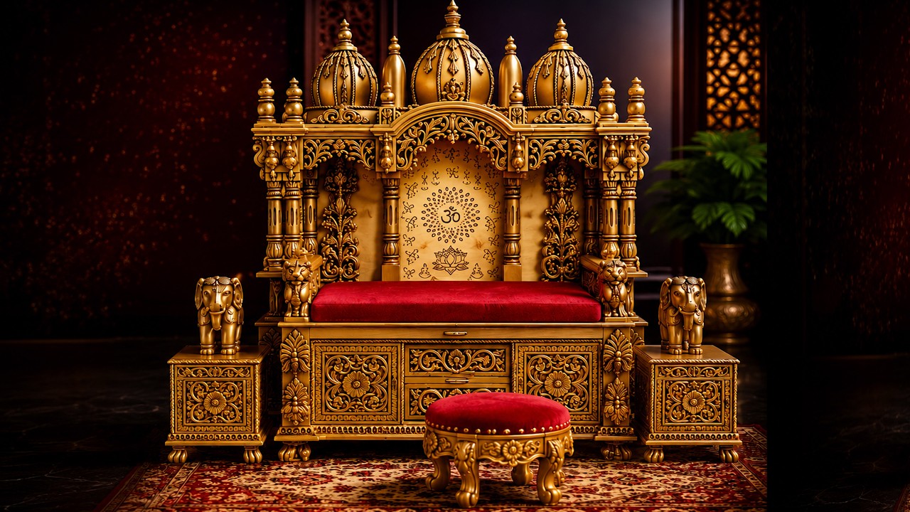 Modern Temple | Wooden Temple | Lakdi Ka Mandir | Puja Mandir | Mondir | DevGhar #temple #mandir