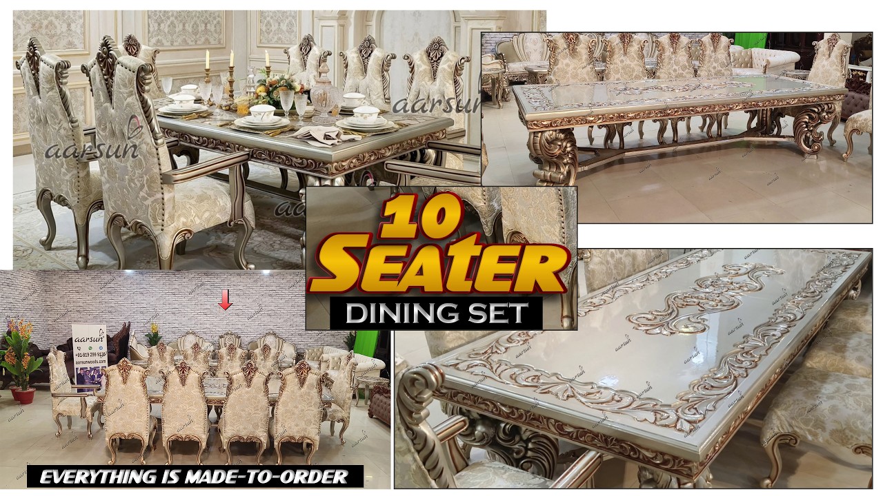10 Seater Dining Table Design - Dining Table - Dining Table Set - Factory Price Offer #diningtable