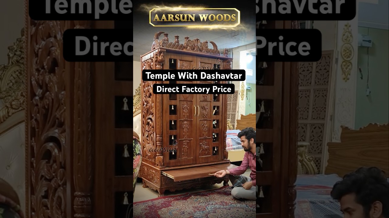 Home Temple With Dashavatar - Modern Temple For Home 2026 #temple #mandir #devghar #aarsun