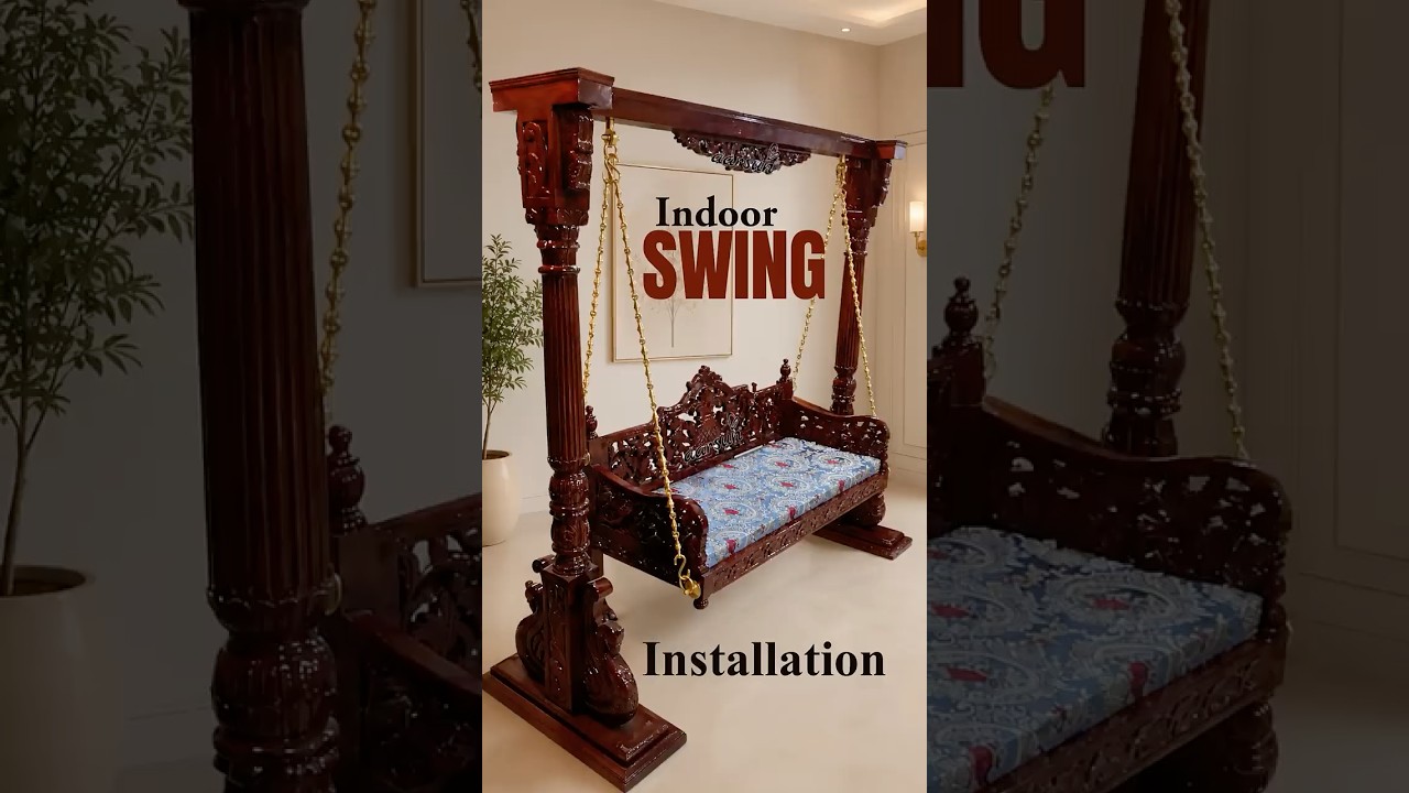 Swing installation Step By Step Full Process - indoor Swing /Oonjal #swing #oonjal #aarsun