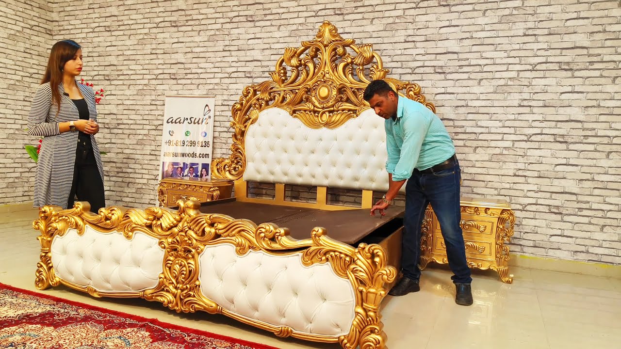 Luxury King Size Bed Design | Modern Bedroom Furniture | Royal Bed Design Ideas