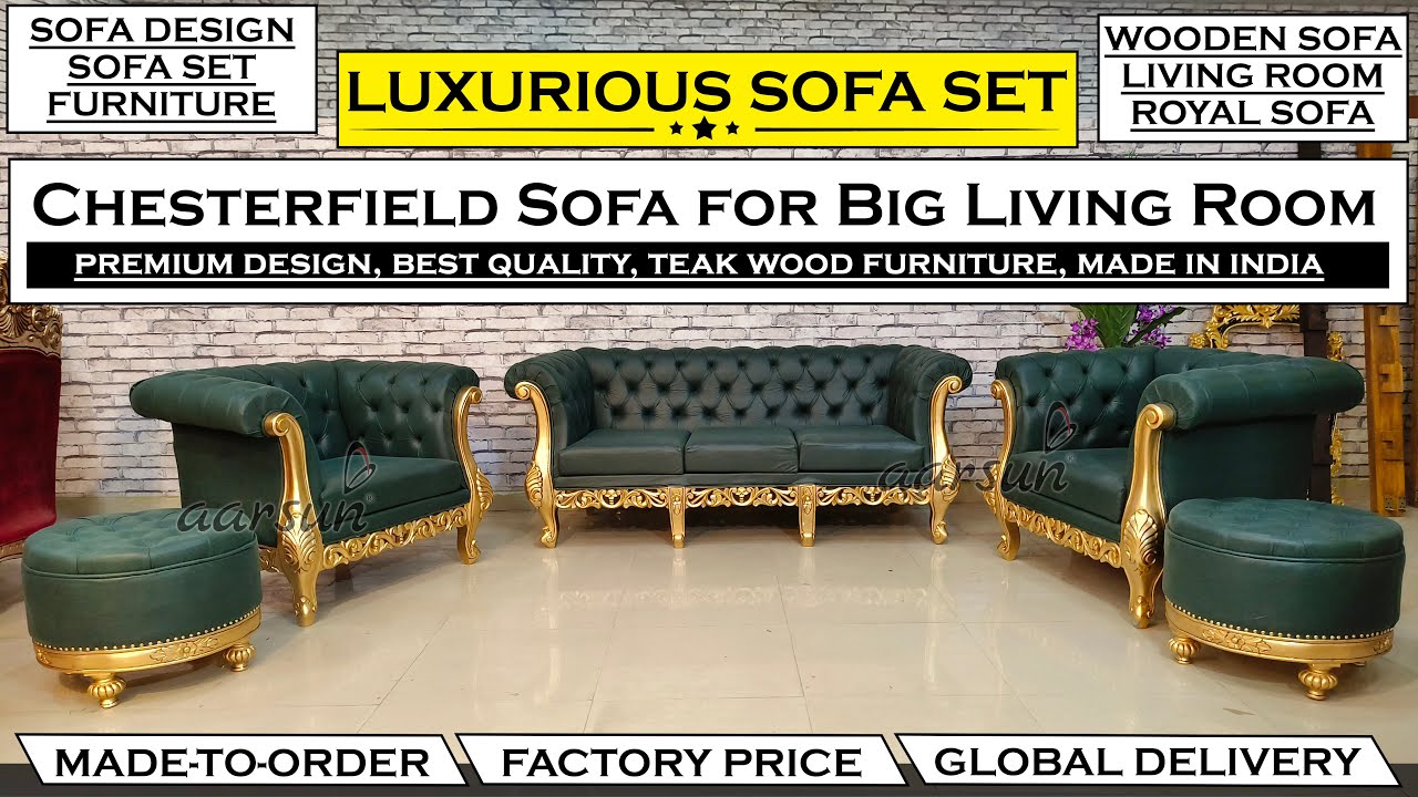YT999 Choosing Between Classical and Modern , A Teakwood Sofa Set Comparison #chesterfield #aarsun