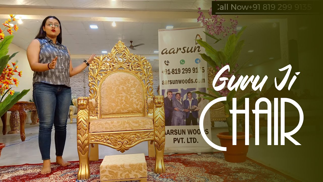 YT801 Guruji Sangat Gaddi | special chair for sacred space | folding chair for global delivery