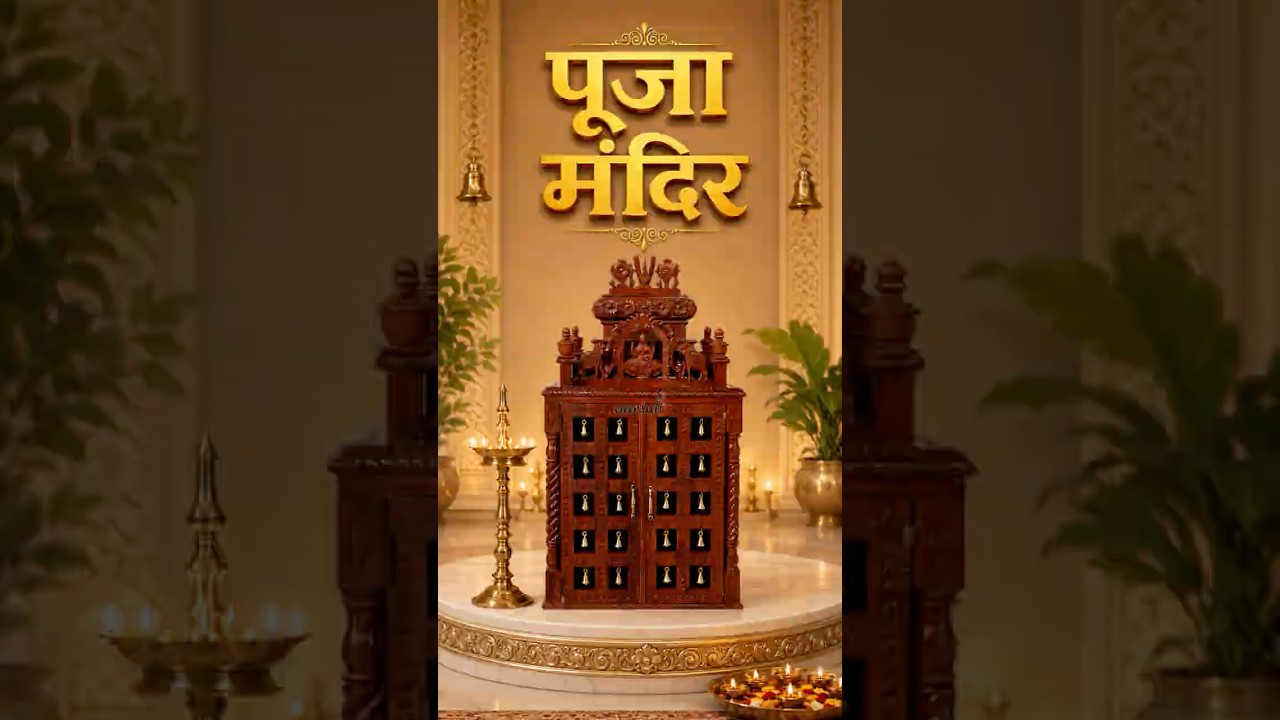 Puja Mandir - DevGhar - Temple for Home - Modern Temple - Temple Design ideas #temple #mandir