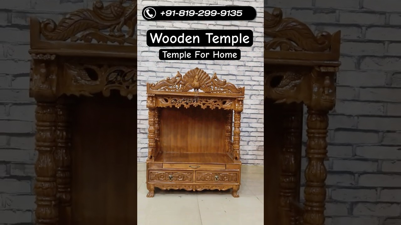 Devghar - Altar - Mandir - Wooden Temple - Temple For Home -Puja Mandir - Best Price For You #temple