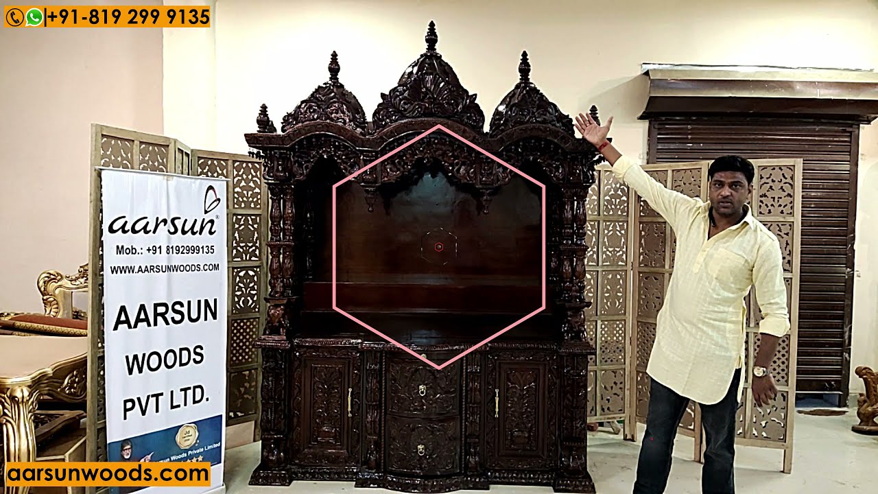 #522 Wooden temple for home | Aarsun | #temple #temples #wooden #home #india
