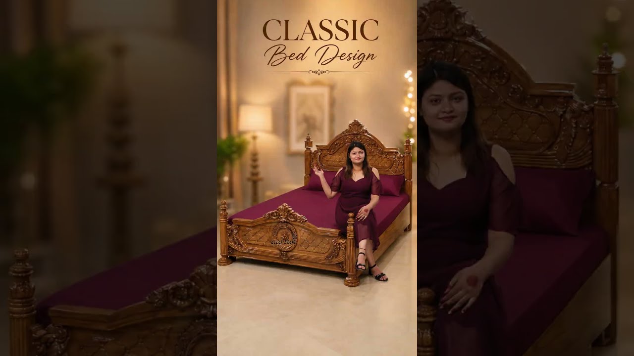 Classic Bed Design - Bed - Bedroom Furniture - Bedroom Decor #bed #beddesign #aarsun
