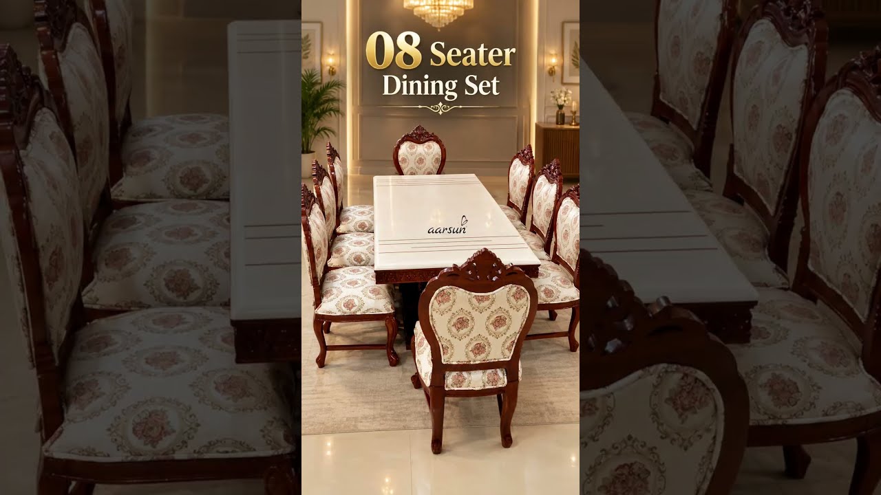 8 Seater Dinning Table Set - Dining Furniture - Direct Factory Price #diningtable #diningfurniture