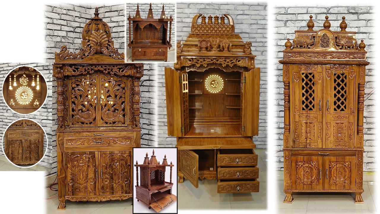 Wooden Temple | Mandir Design | ALTAR | DevGhar | Mondir | Temple For Home #temple #mondir #aarsun