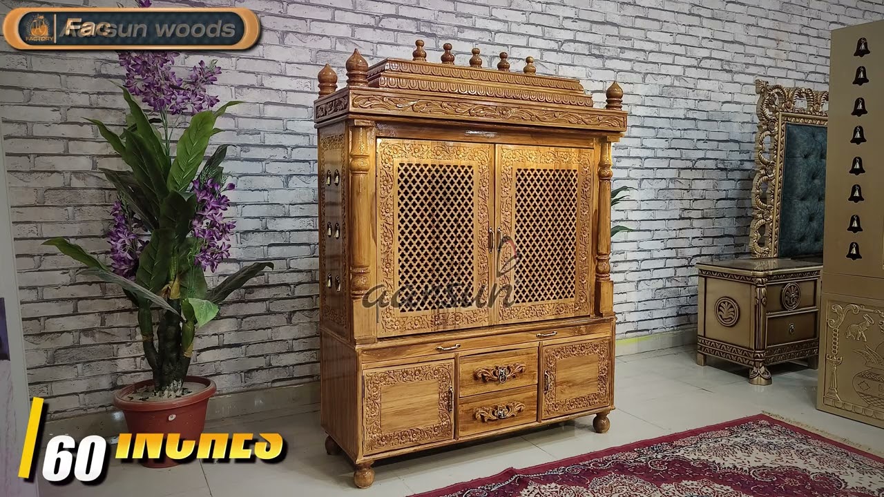 Temple For Home | Wooden Temple | DevGhar Or Altar | Mondir Design ideas #temple #aarsun
