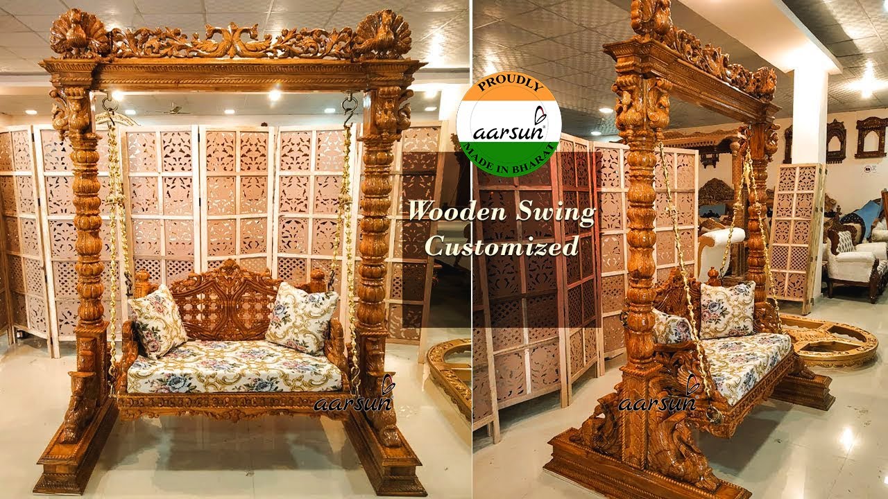 #222 Wooden Peacock Oonjal Jhula for Your Living Room | Aarsun | #wooden #wood