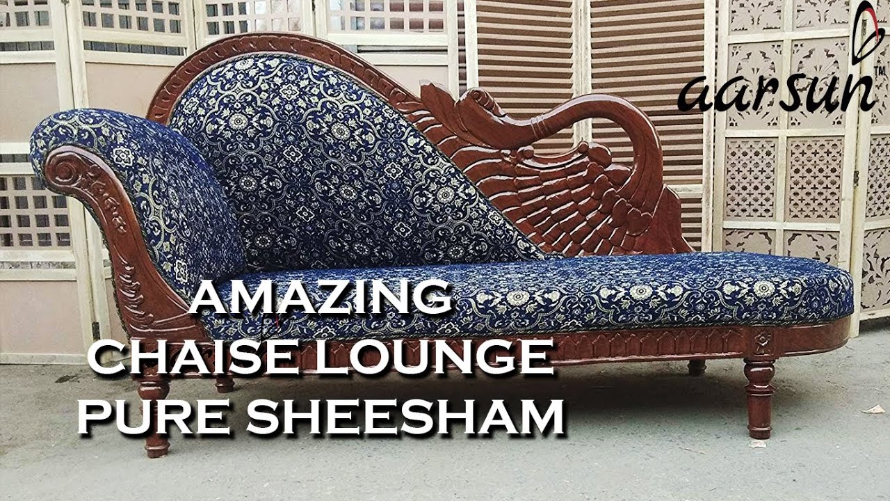 Royal Hand Carved Single-End Couch | Unique Furniture Collection Aarsun - Call +91-8192999135