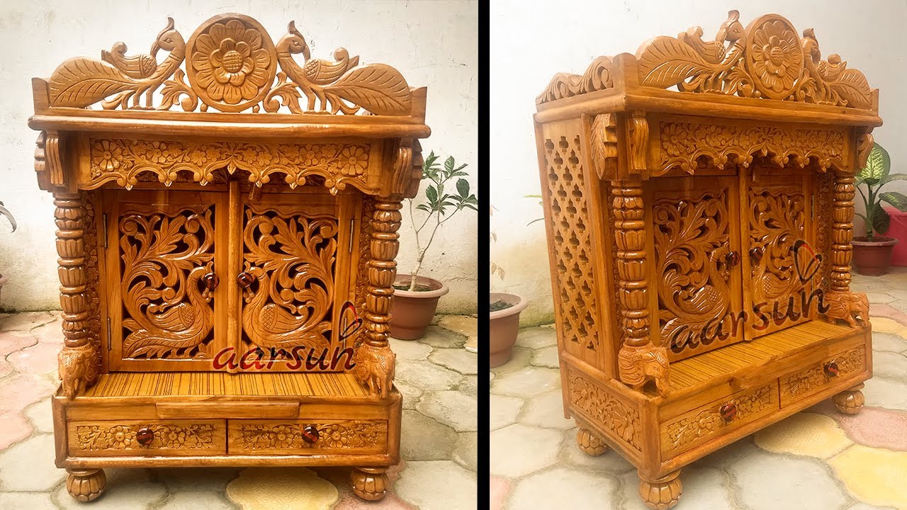 Wooden Temple - Home Temple - New Design Temple - Latest Temple #navratrispecial  #aarsun
