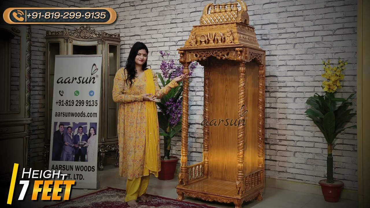 Mandir Design | Wooden Temple | DevGhar Or Altar | Mondir Design ideas #temple #aarsun