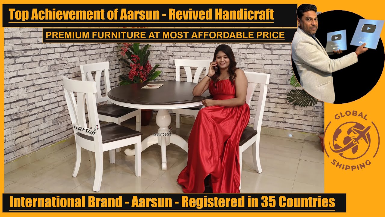 YT1098  Four Seater Dining Table Set | Dining Table | Dining Table Design | Dining Set #diningtable