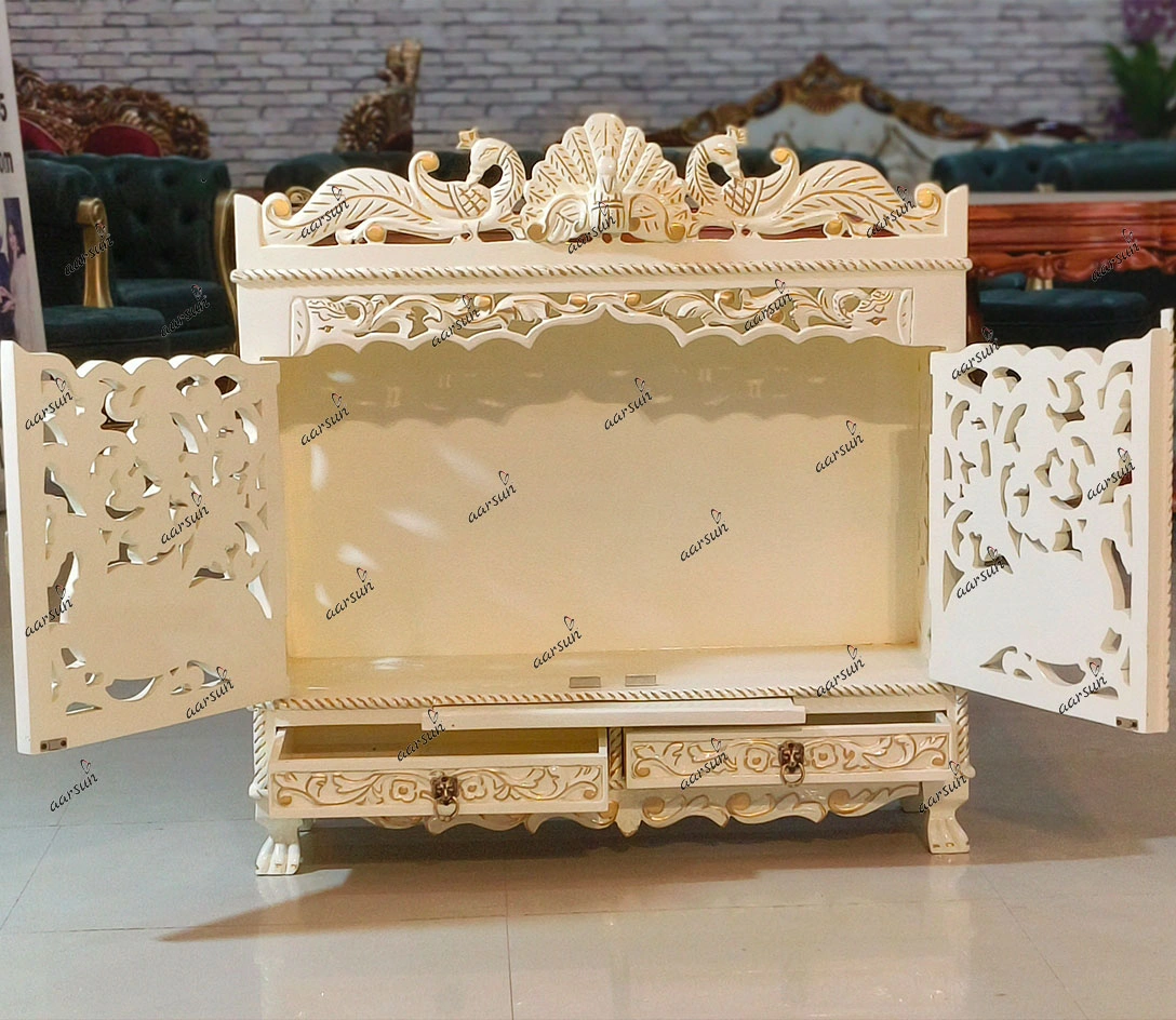 Wooden Royal White Temple for Your Home - Image 3