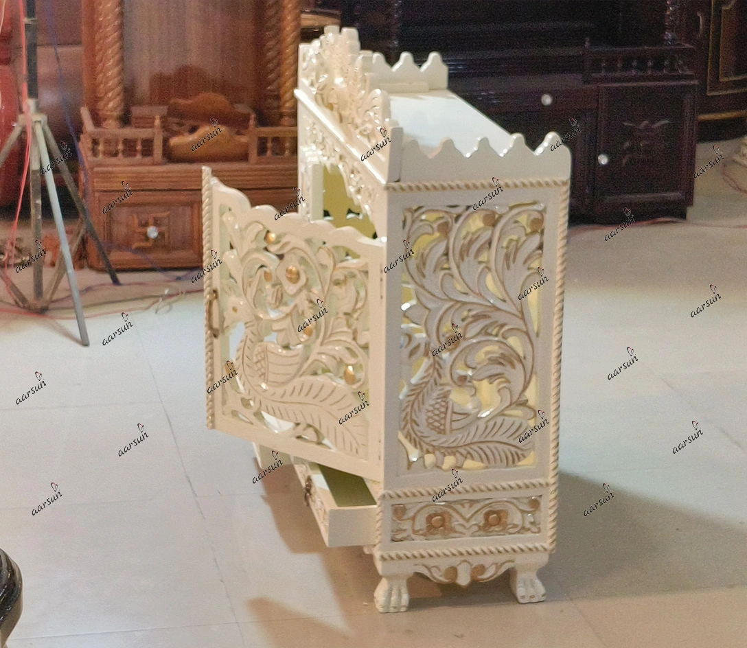 Wooden Royal White Temple for Your Home - Image 4