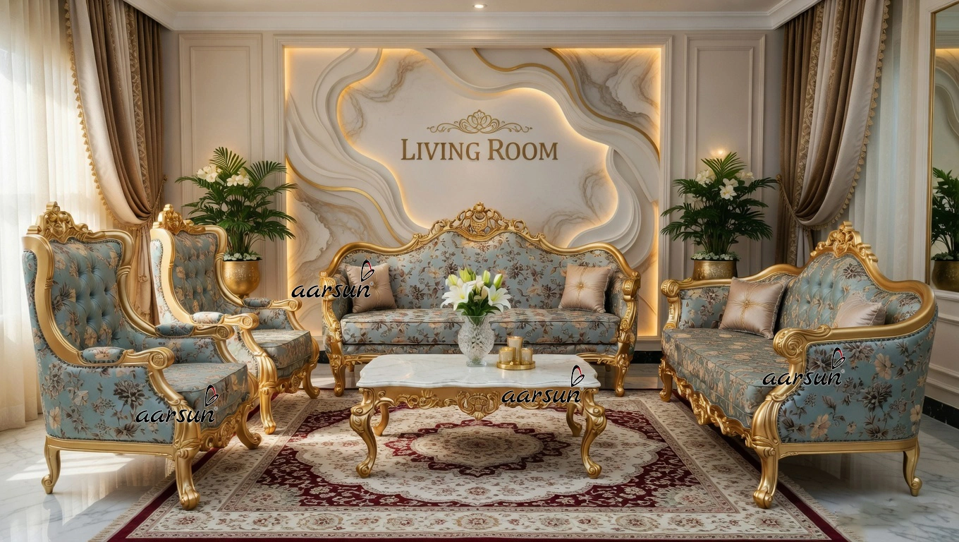 wooden antique gold sofa set, wooden royal sofa set, wooden designer sofa set, wooden sofa set, wooden living room set, living room designs, antique design sofa set, antique finish sofa set, wooden maharaja sofa set, wooden rajwada sofa set, wooden latest design sofa set, latest design sofa set, wooden sectional sofa set, wooden antique sofa set