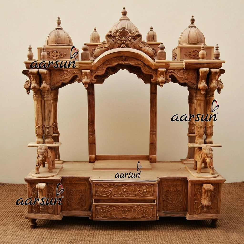 UH-MNDR-0157 Wooden open temple