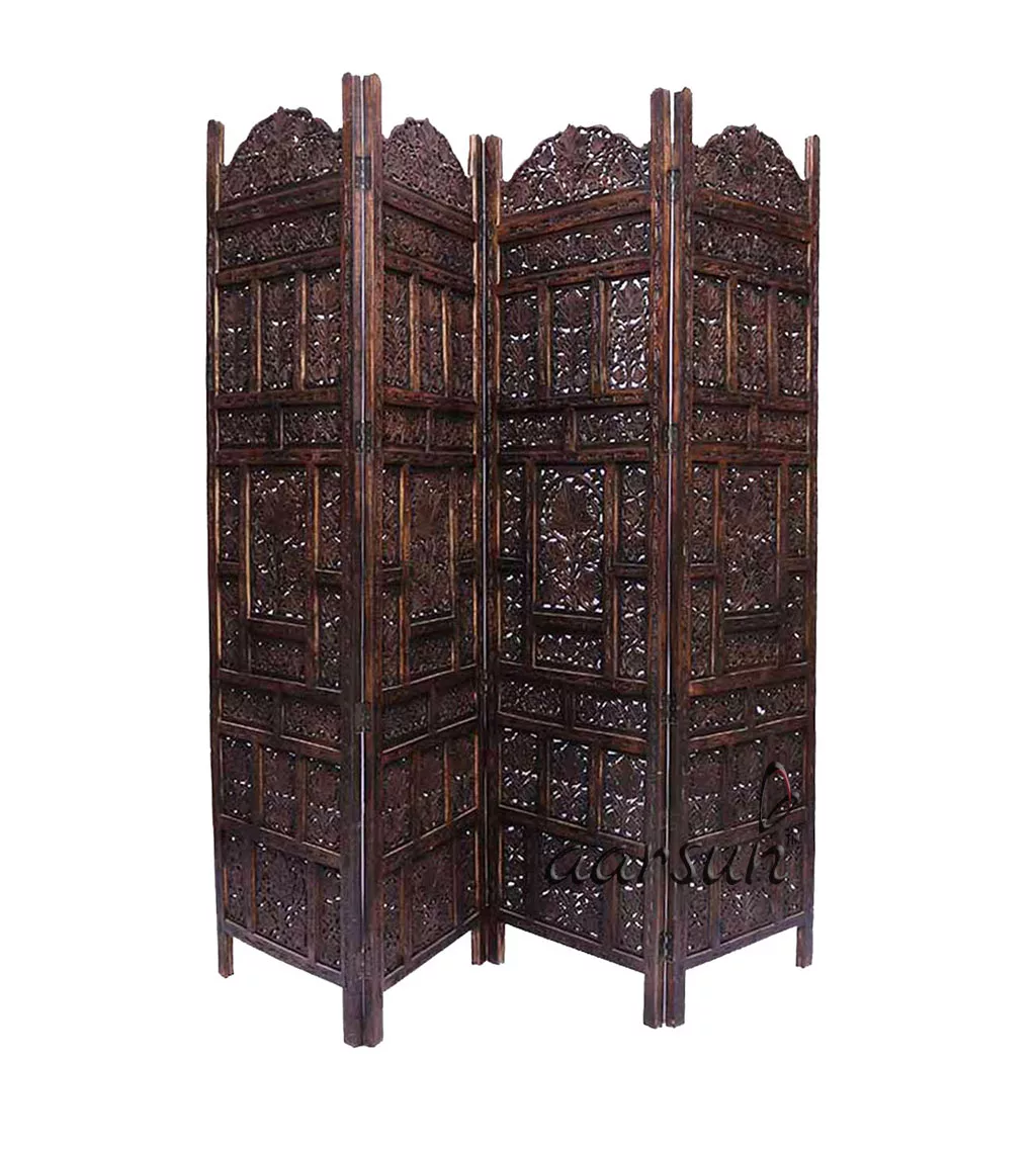 Wooden Folding Partition Screen AarsunUH-PART-117-Aarsun-Room-Divider UH-RD-0107