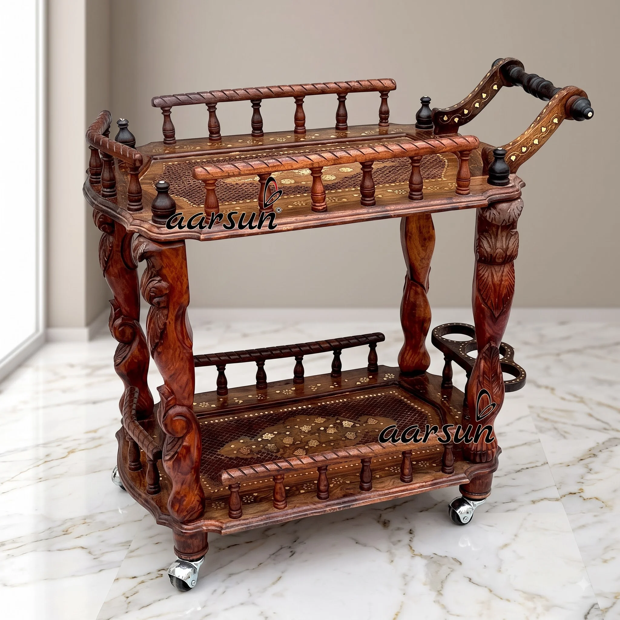 Handmade Kitchen Trolley Wooden