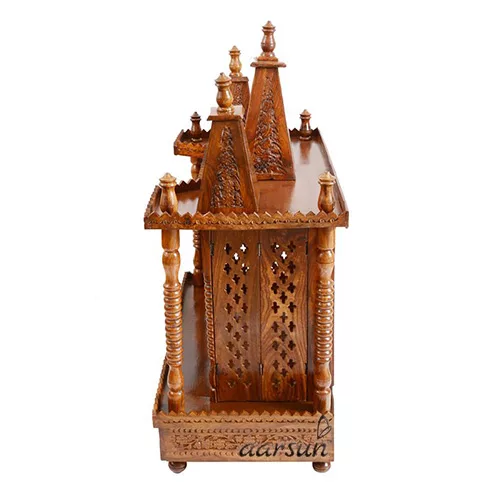 Aarsun Hand-carved Wooden Temple in Rosewood UH-MNDR-175-D