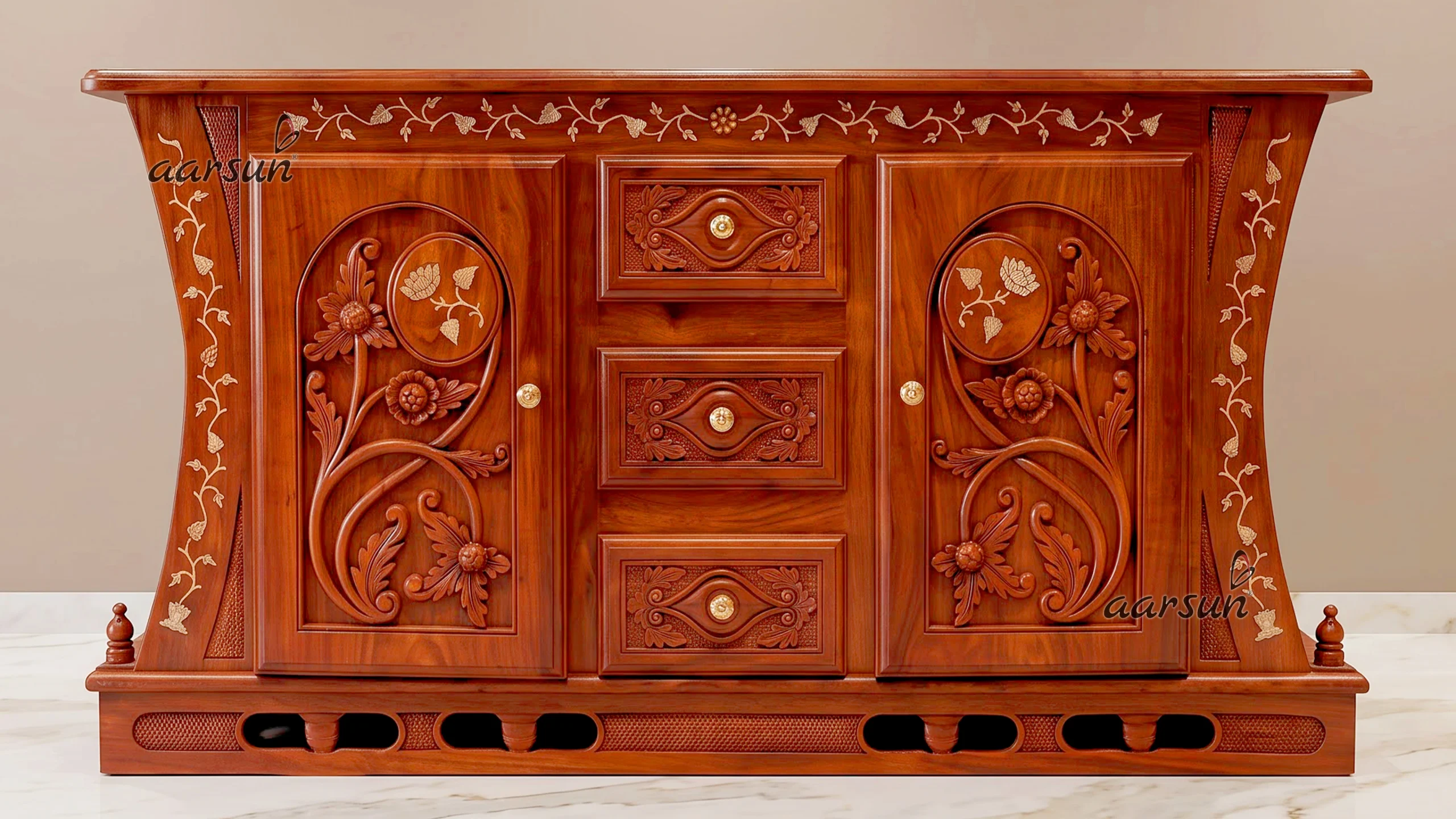 Wooden Chest of Drawer Aarsun
