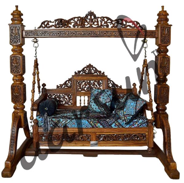 Indoor Jhoola/ Best Wooden Swing SWG0011