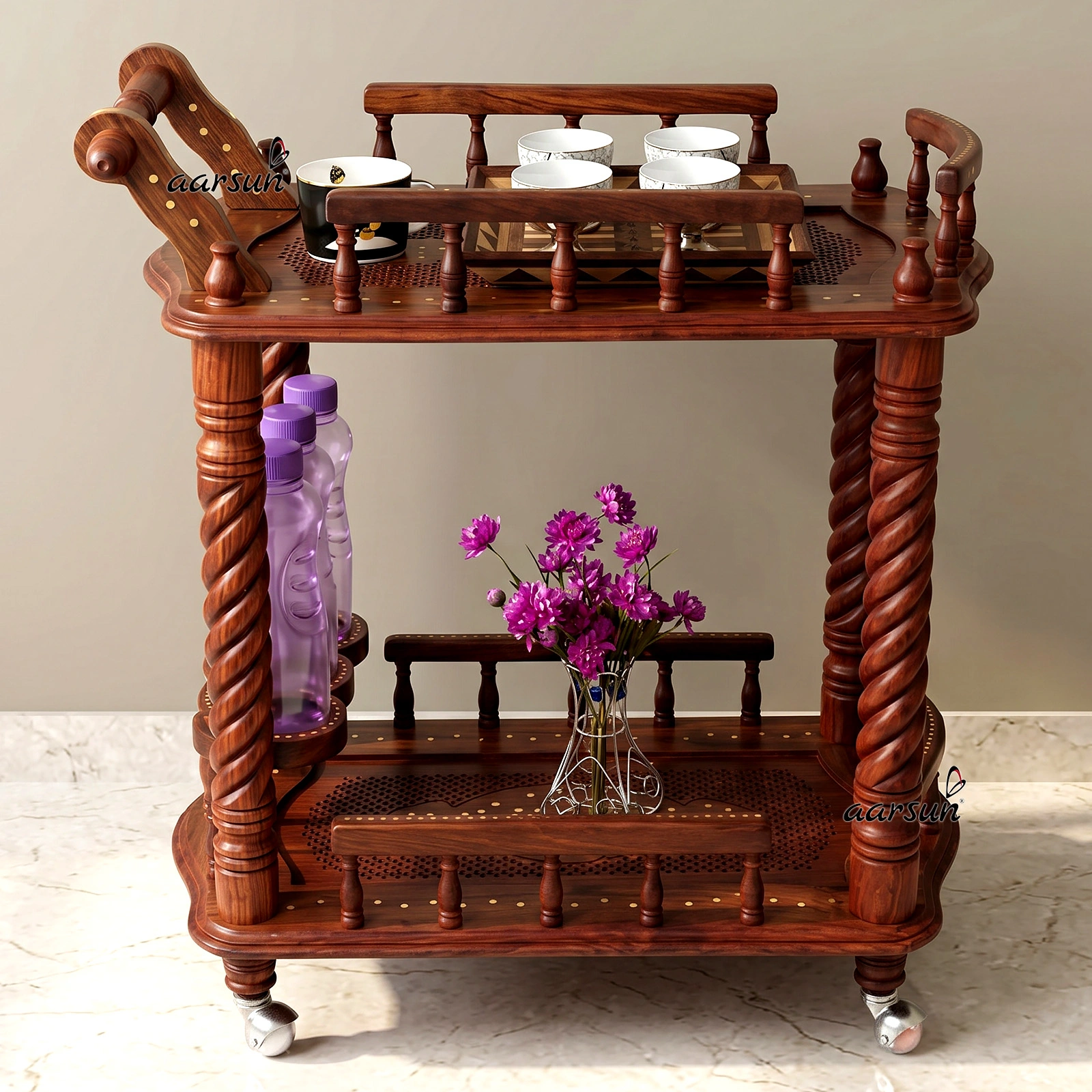 Wooden-Kitchen-Cart-UH-SVS-0003-1