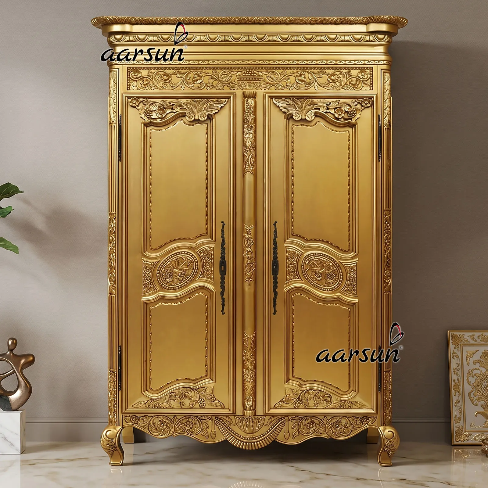 Sheesham Wood Almirah / Wardrobe ALM-0010