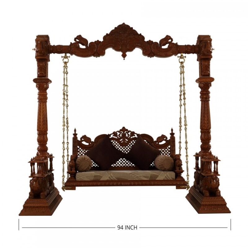 Beautiful Wooden Jhula For Home SWG0032