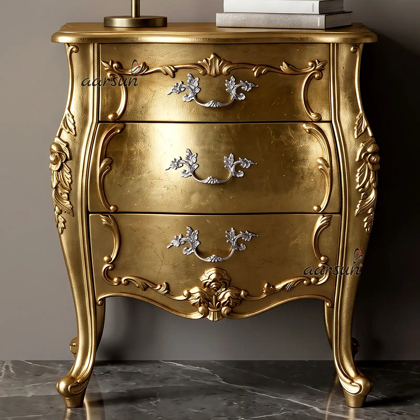 Carved Pedestal Table SDTB-0025