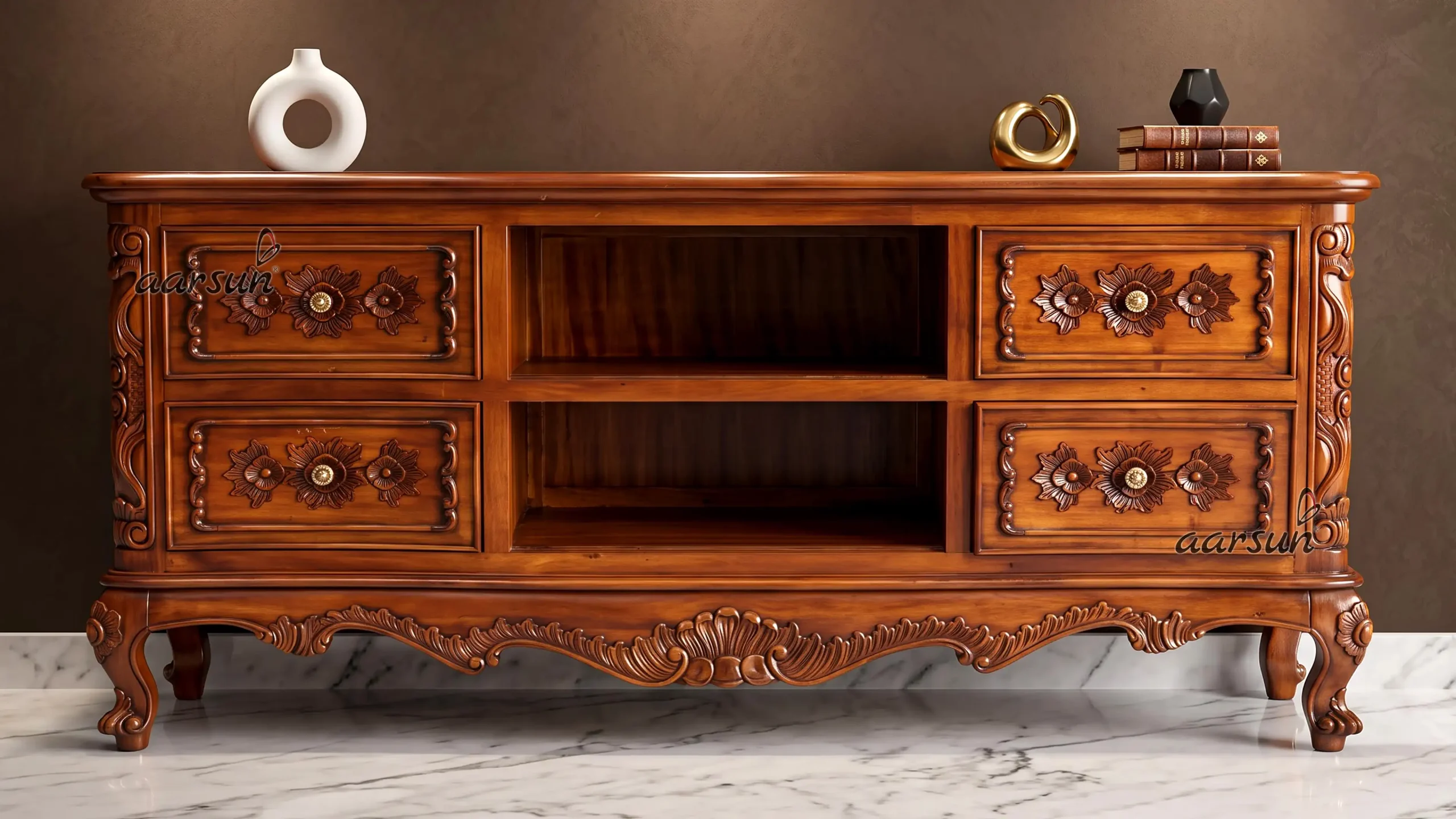 Wooden Led TV Stand / Cabinet TVCB-0014