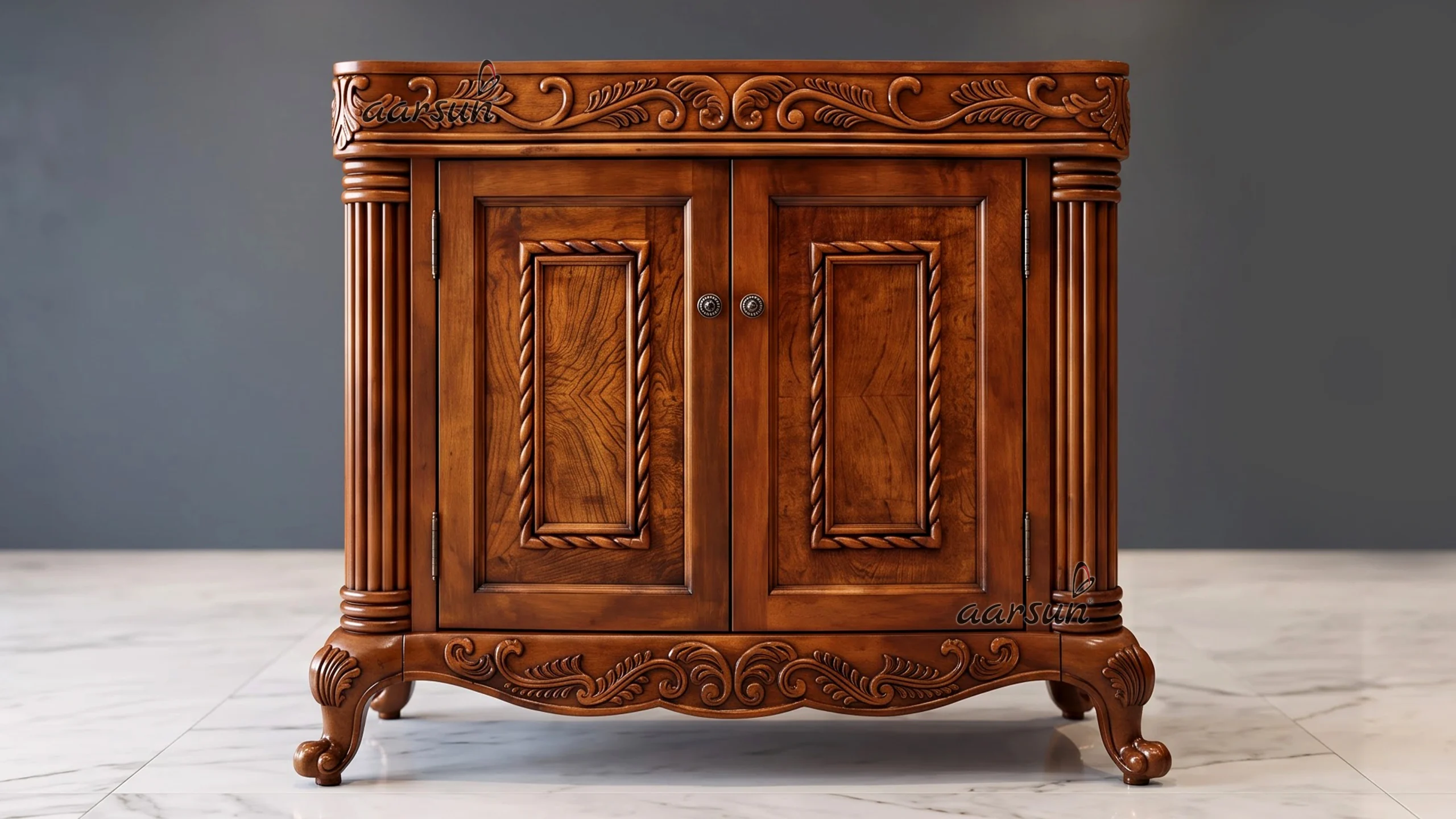 Aarsun Wooden Side Cabinet