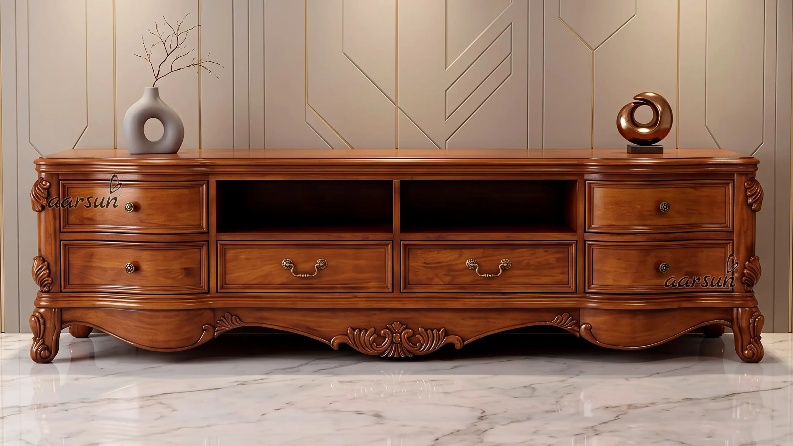 Wooden TV Stand / Cabinet TVCB-0010
