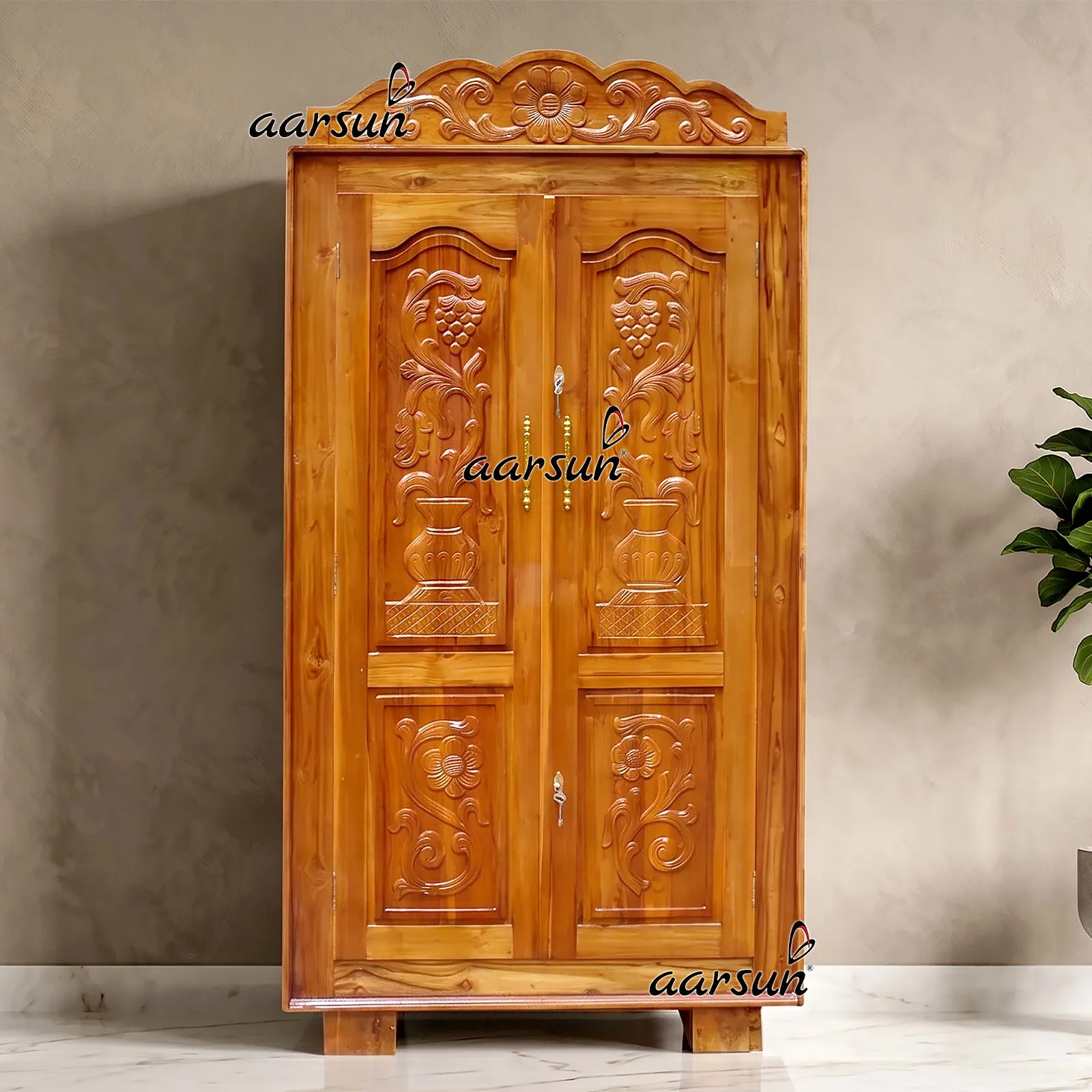 Handcrafted Wardrobe Two Part Almirah ALM-0001