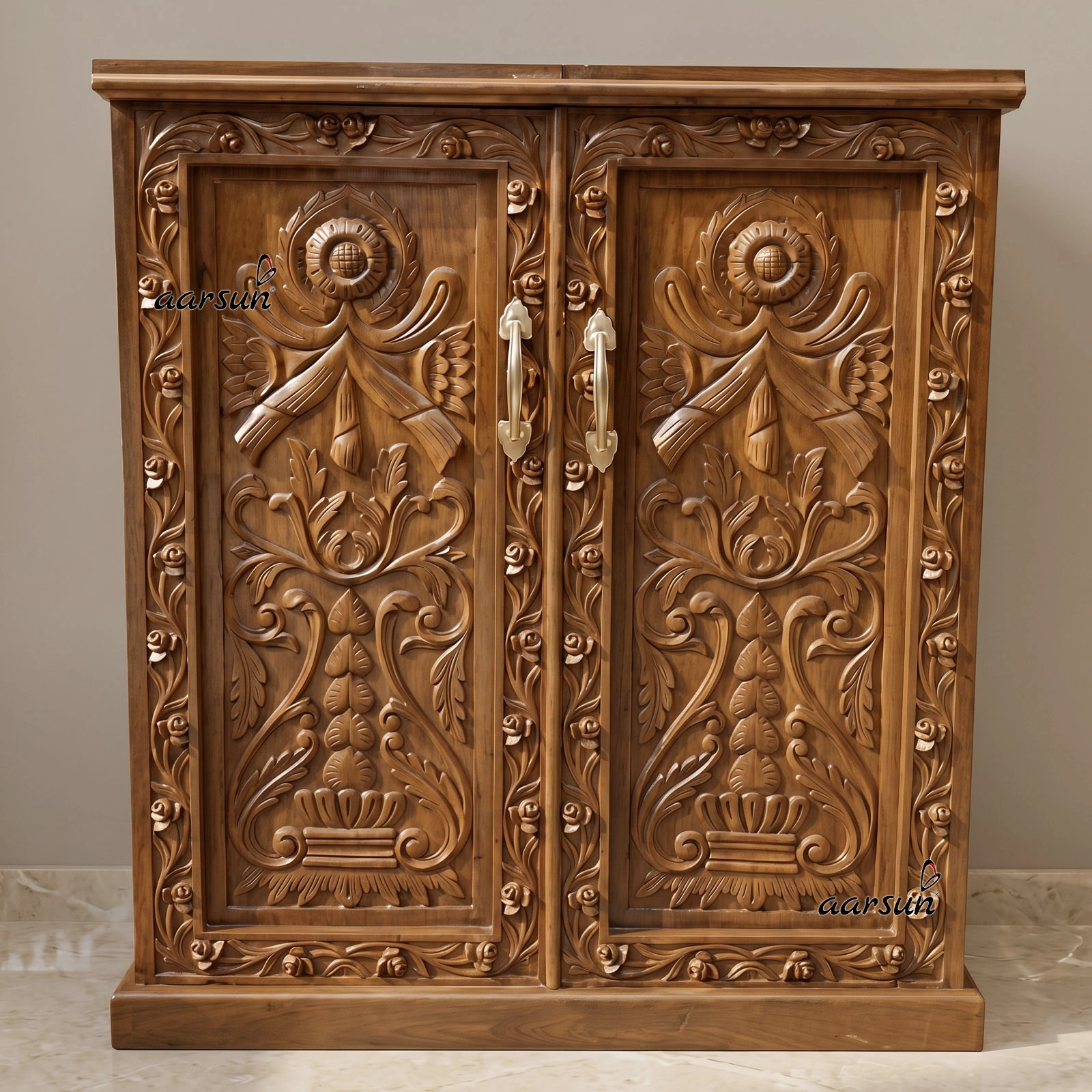 Wooden Mini Bar Cabinet BAR-0016