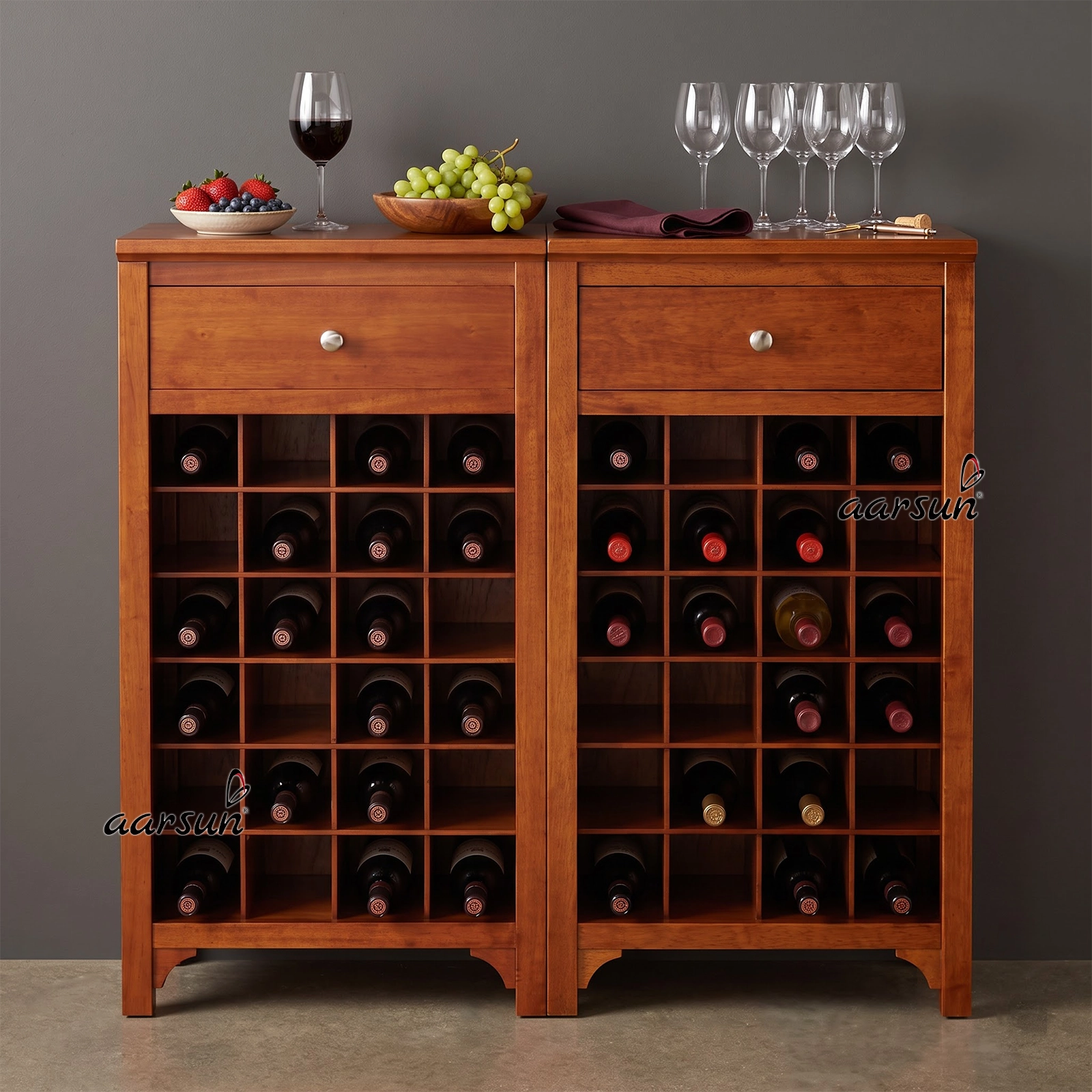 Wooden Wine Cabinet BAR-0006