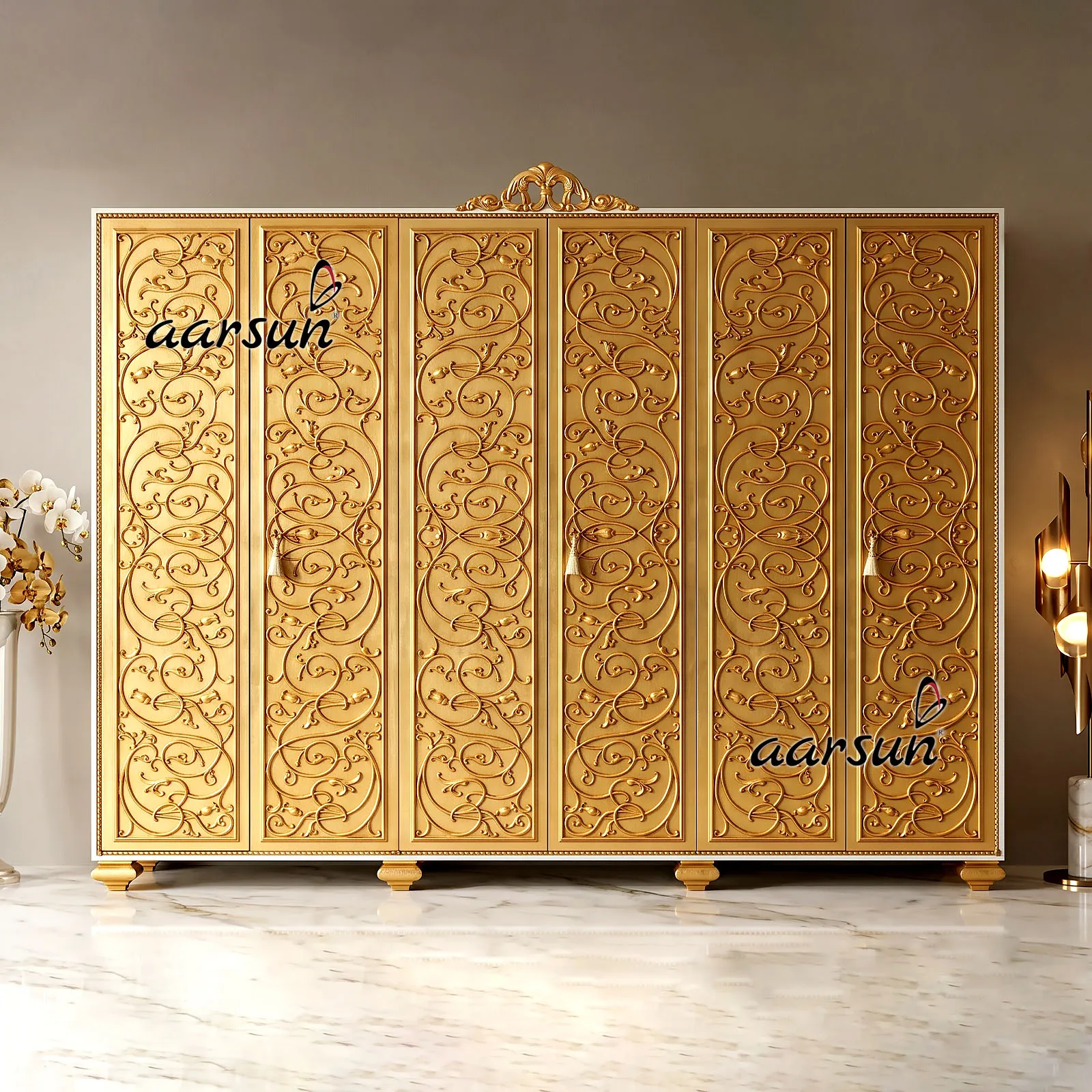 Handcrafted Wooden Cupboard UH-ALM-0004