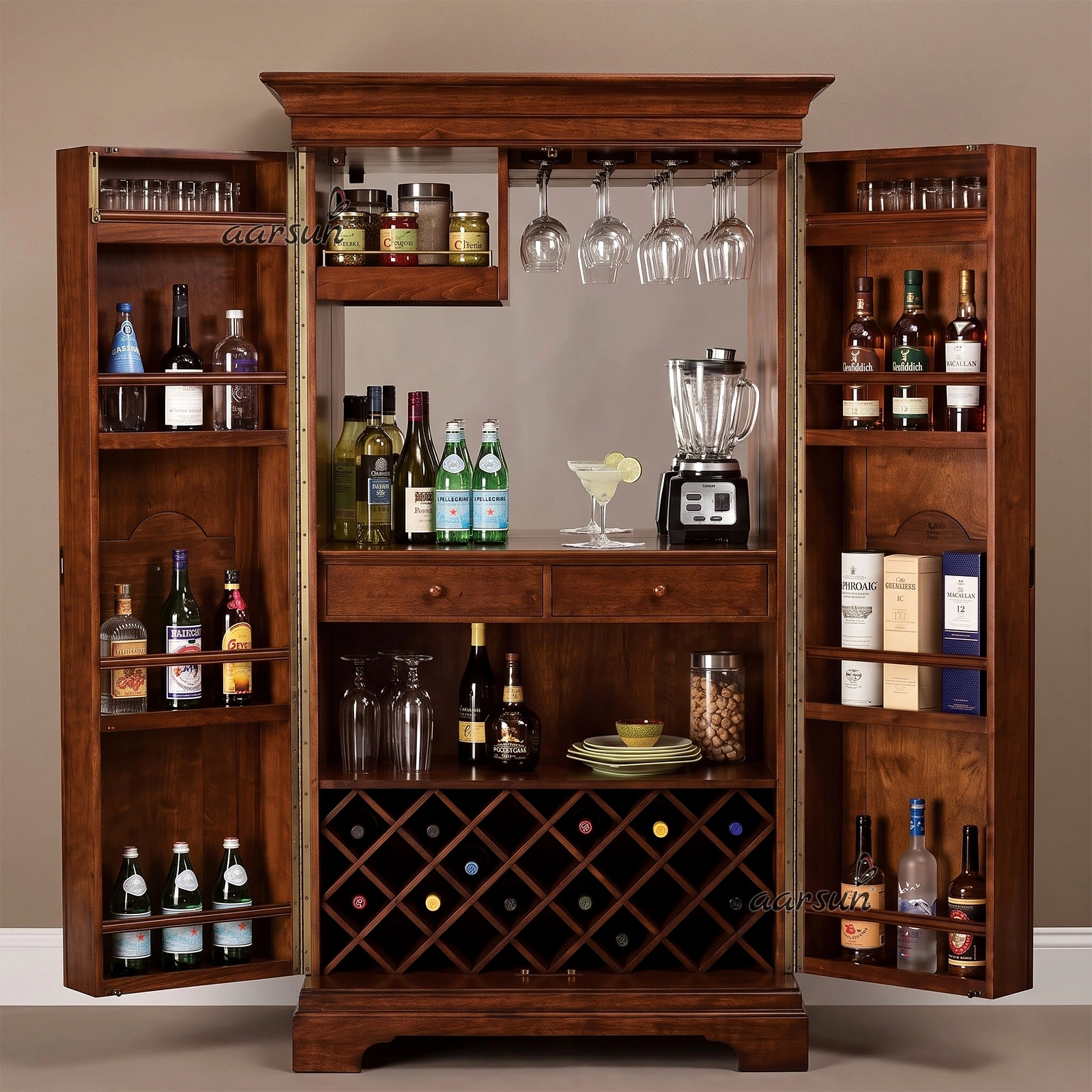 Wooden Handmade Bar Cabinet BAR-0004