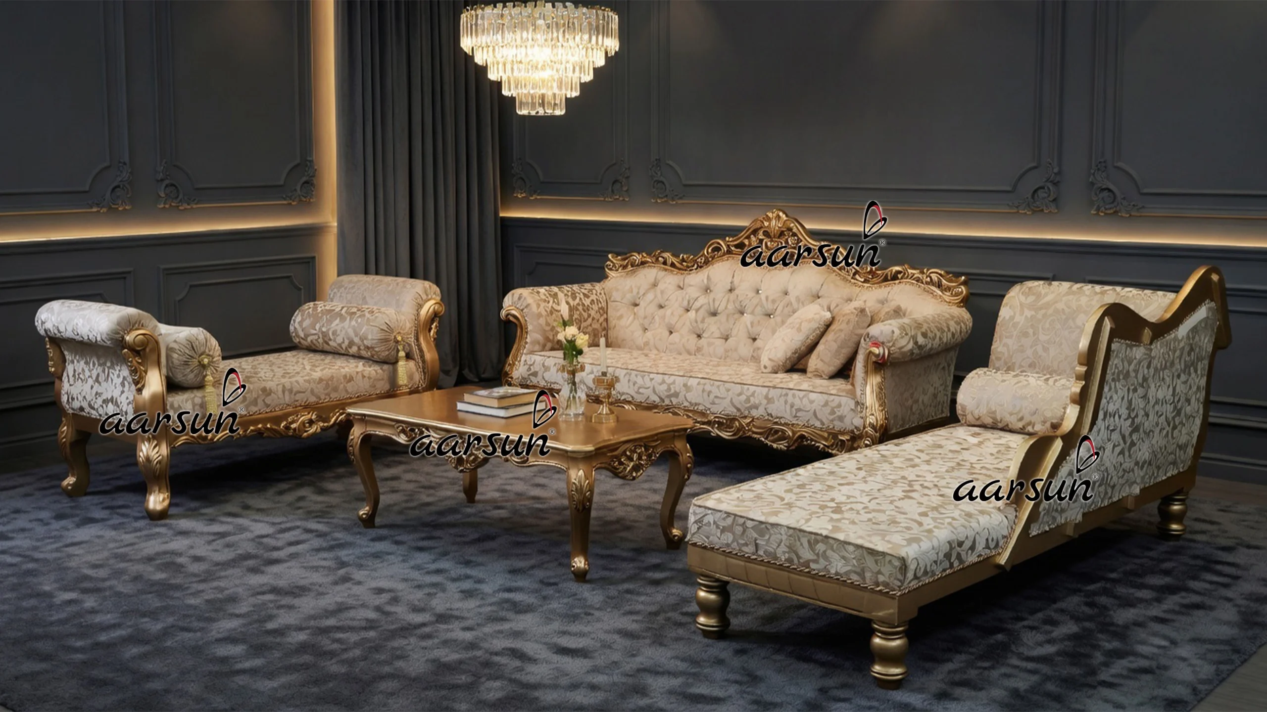 UH-YT-156 Sofa set for home by Aarsun