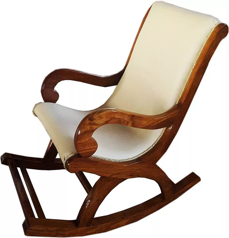 Silla mecedora moderna con diseño de silla de madera de teca - Aarsun