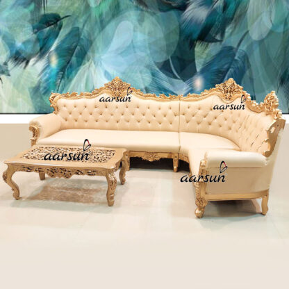 Buy Luxury Designer Wooden Sofa Set YT-117