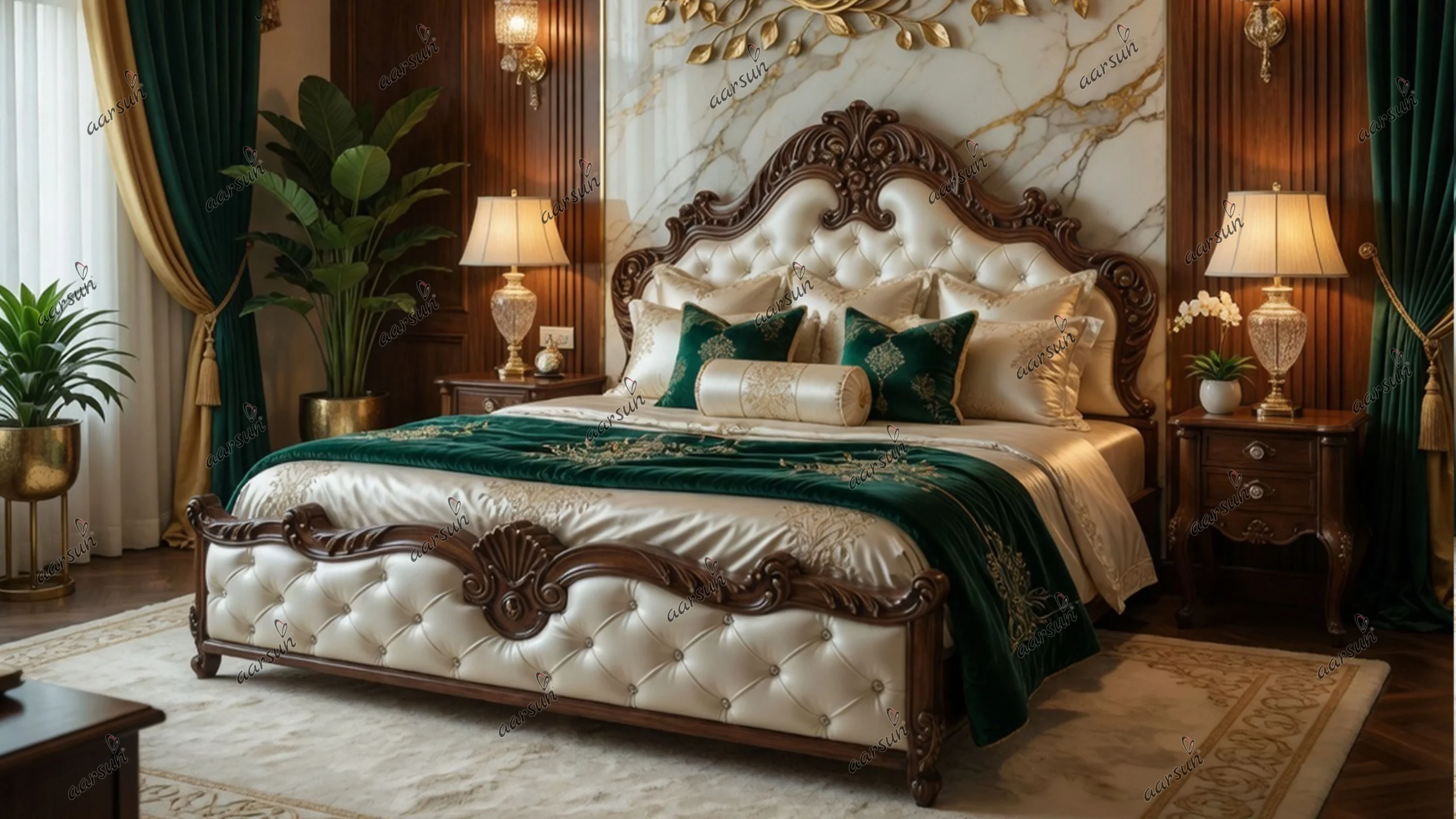 UH-YT-46 Royal King Size Bed